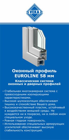 ОкнаВека-смр EUROLINE 58